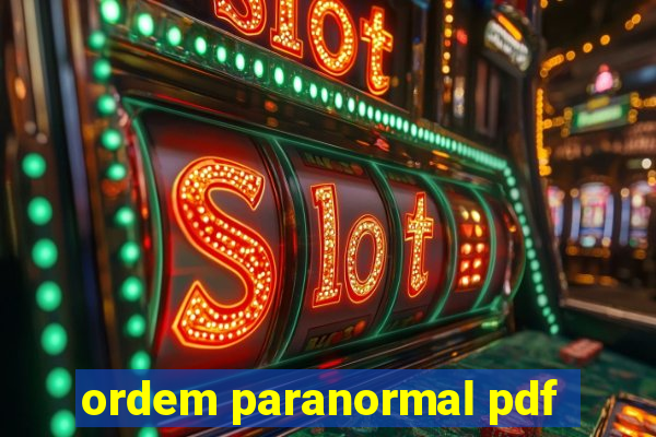 ordem paranormal pdf